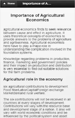 Agriculture Economics android App screenshot 0