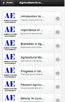 Agriculture Economics android App screenshot 2